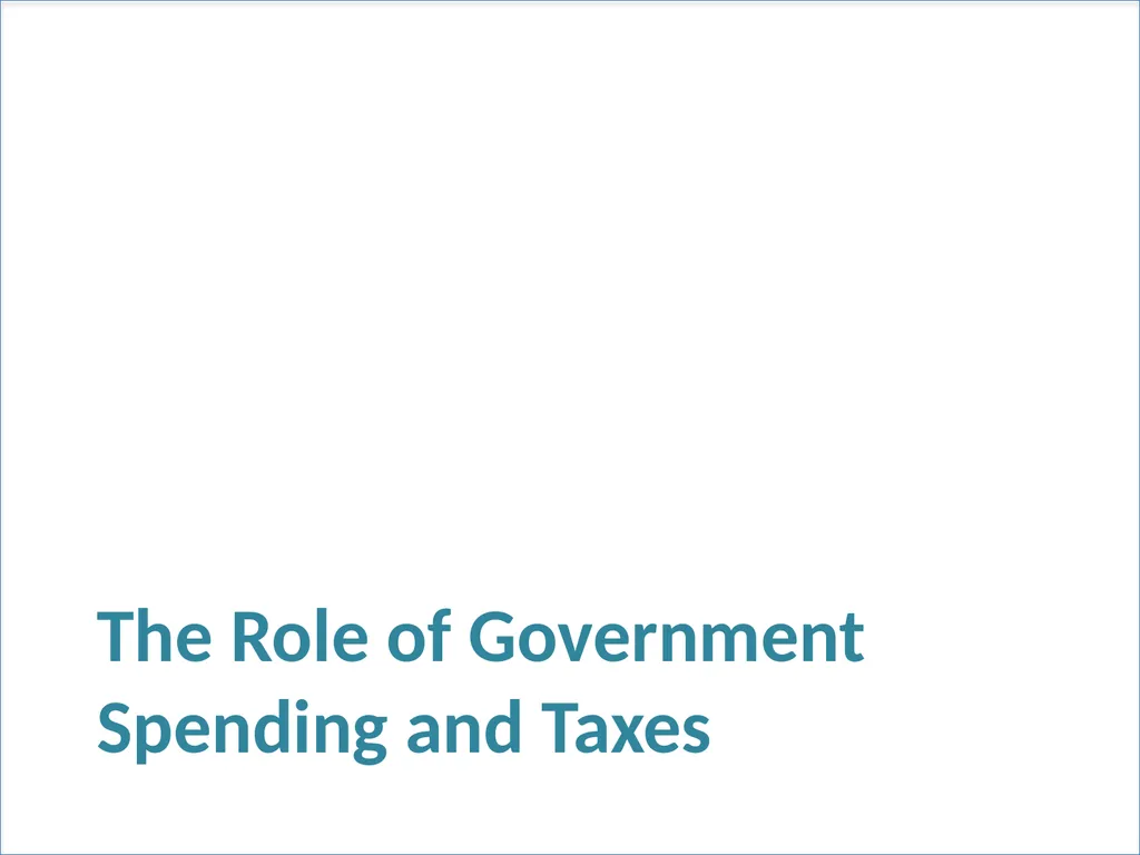 Fiscal Policy Chapter 10 © Dünhaupt, Dullien, - slide 4 of 47