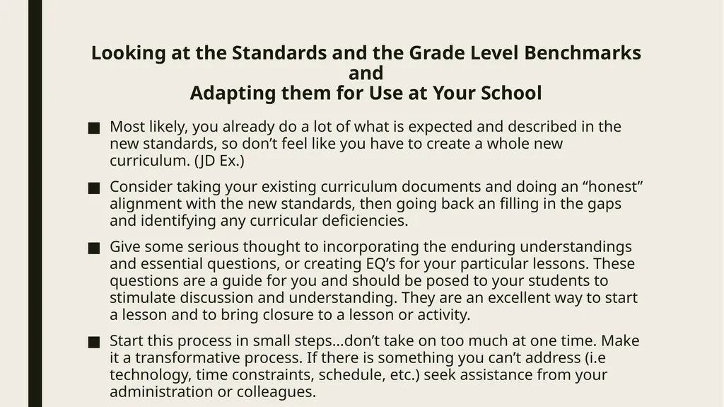 National Core Arts Standards A Group Sharing and - slide 13 of 14