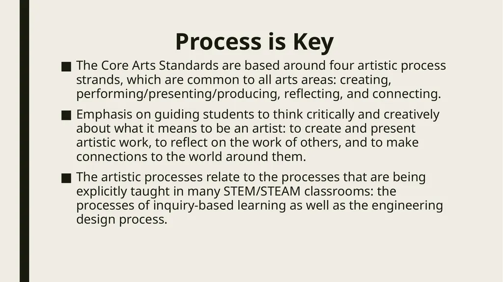 National Core Arts Standards A Group Sharing and - slide 7 of 14