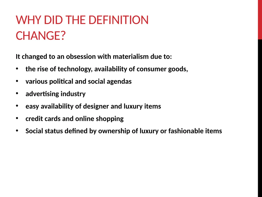 Materialism and Islamic values Lajna mentoring - slide 6 of 29