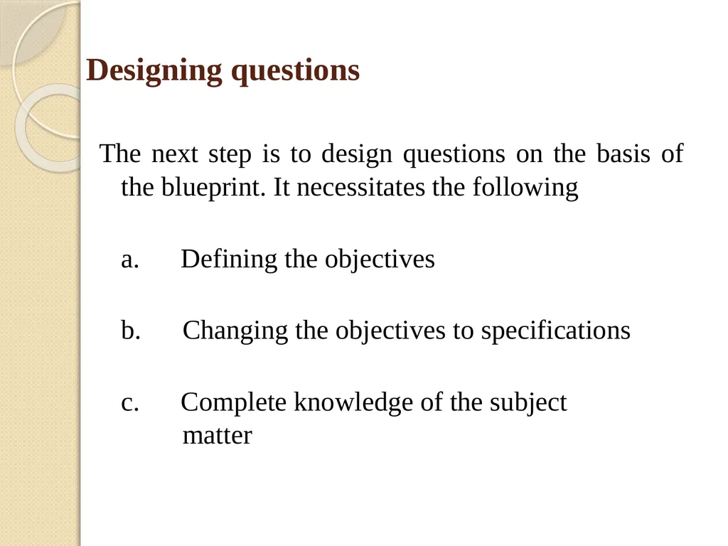 CONSTRUCTION OF AN ACHIEVEMENT TEST Dr. - slide 19 of 29