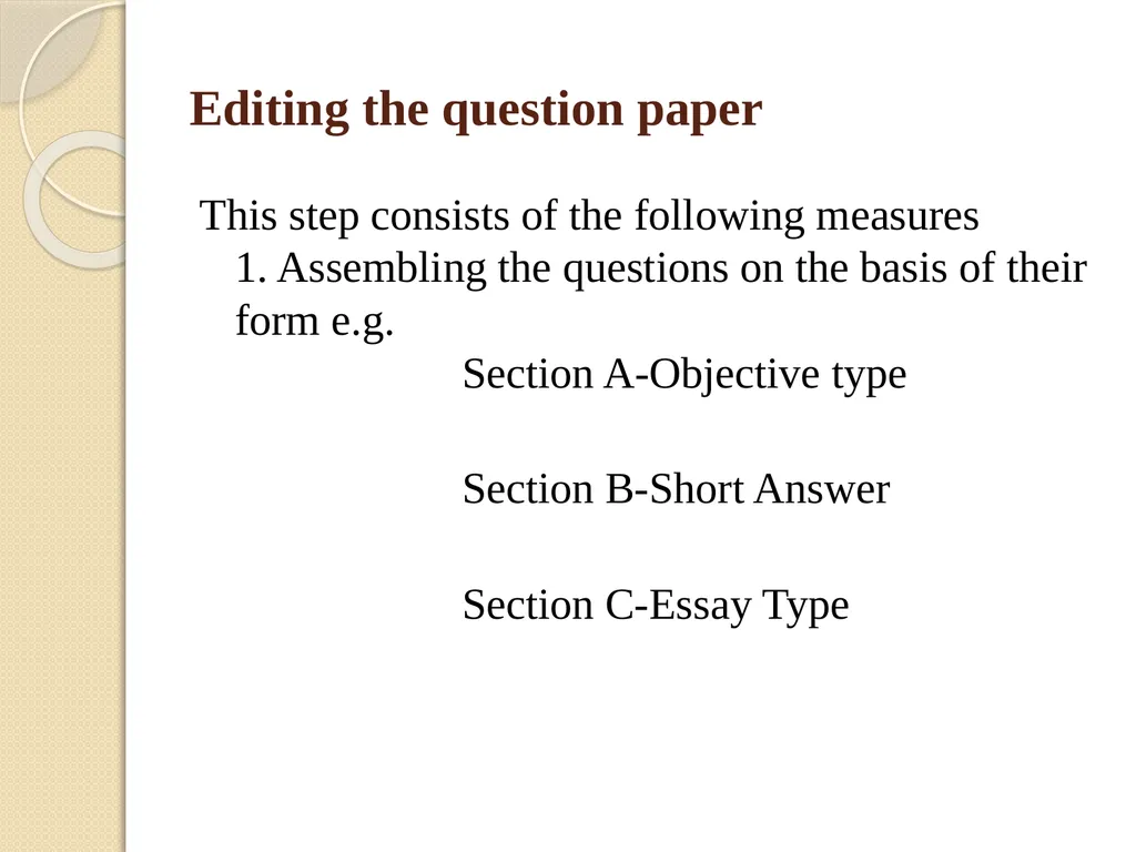 CONSTRUCTION OF AN ACHIEVEMENT TEST Dr. - slide 20 of 29