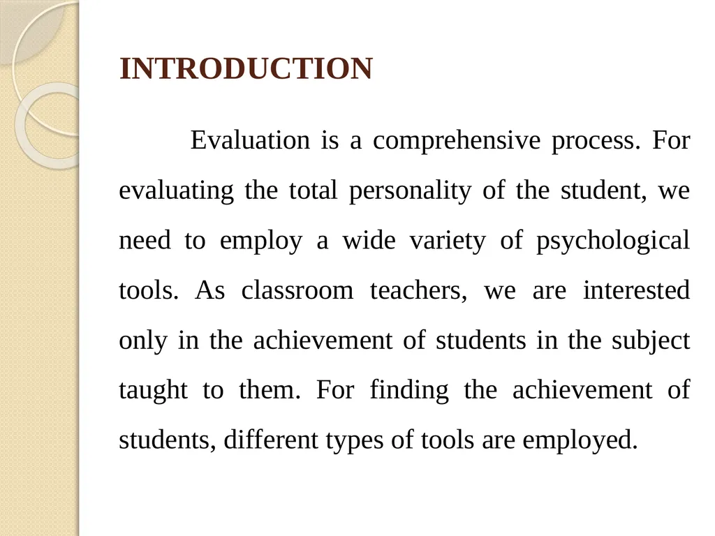 CONSTRUCTION OF AN ACHIEVEMENT TEST Dr. - slide 2 of 29