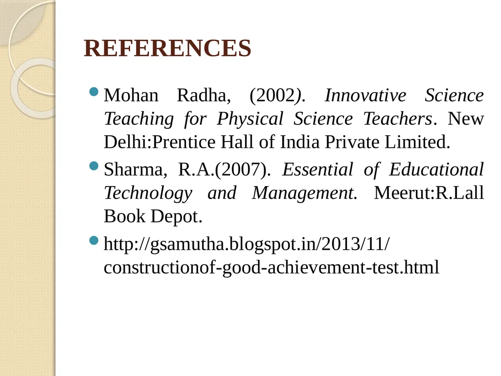 CONSTRUCTION OF AN ACHIEVEMENT TEST Dr. - slide 28 of 29