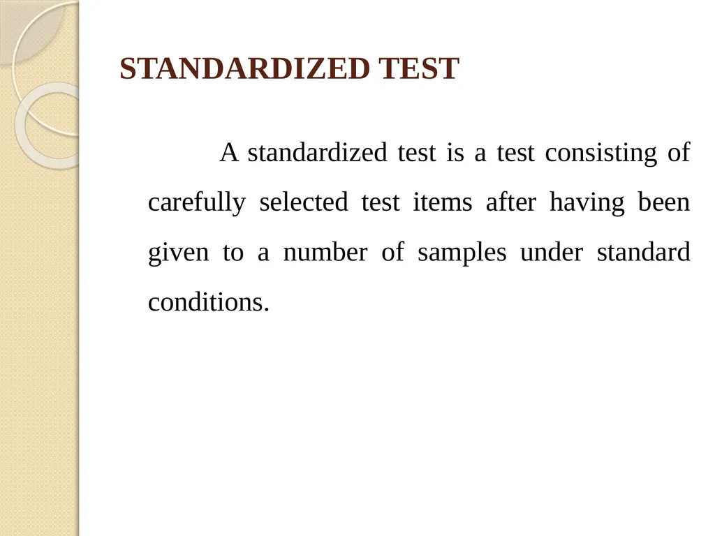 CONSTRUCTION OF AN ACHIEVEMENT TEST Dr. - slide 5 of 29