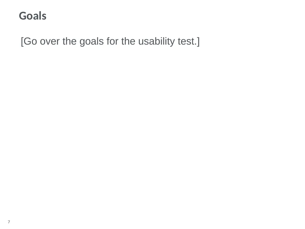 Overview Background Goals Methodology Participants - slide 7 of 15