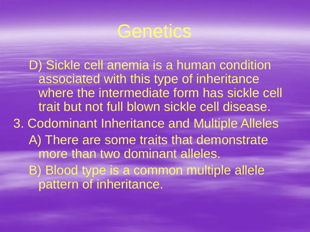 Genetics A. The Vocabulary of Genetics 1. - slide 10 of 20
