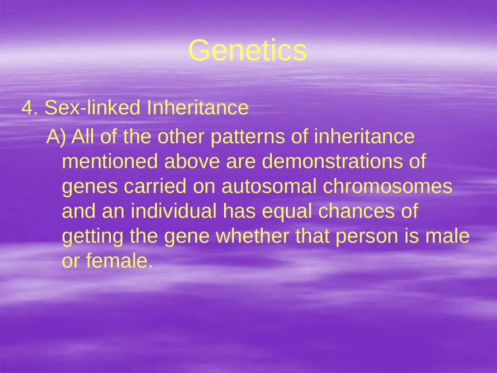 Genetics A. The Vocabulary of Genetics 1. - slide 12 of 20
