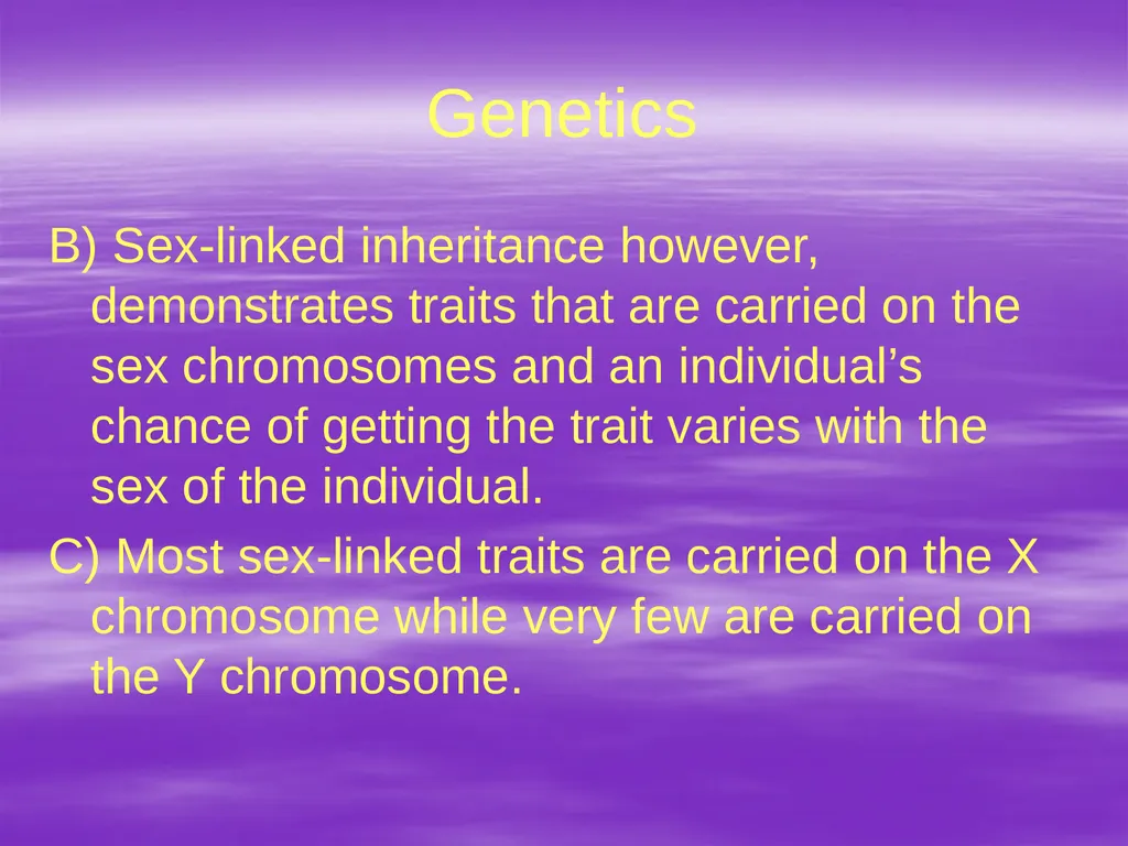 Genetics A. The Vocabulary of Genetics 1. - slide 13 of 20