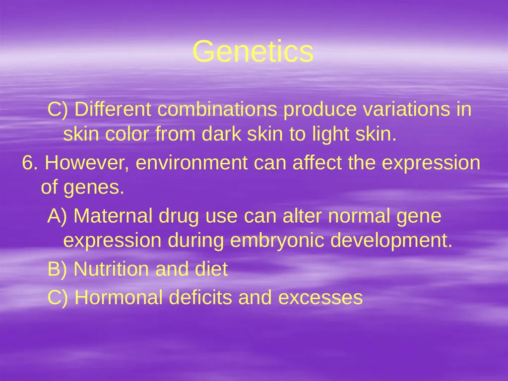 Genetics A. The Vocabulary of Genetics 1. - slide 16 of 20