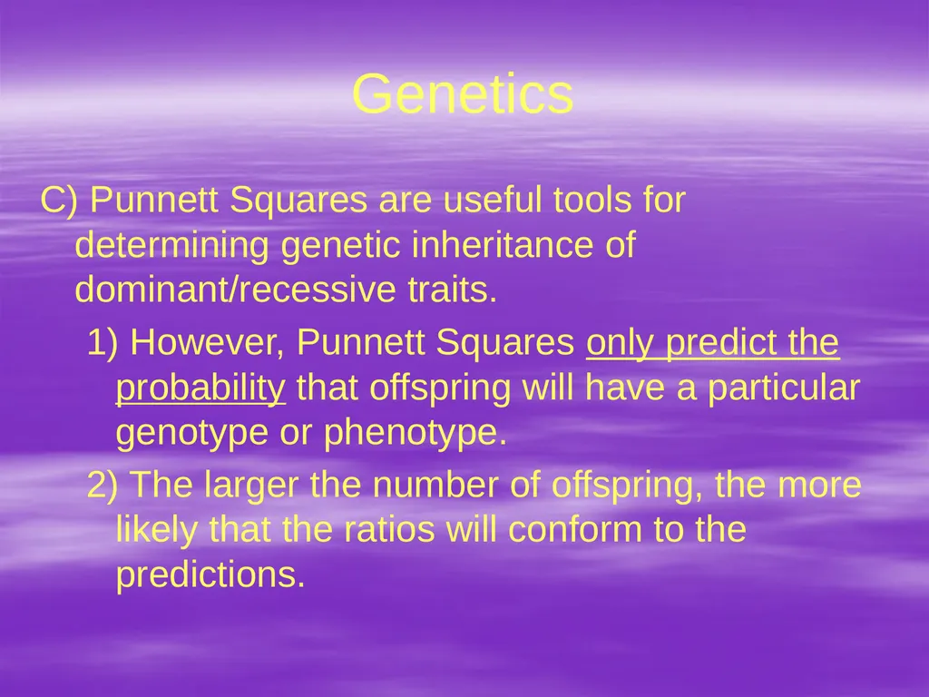 Genetics A. The Vocabulary of Genetics 1. - slide 8 of 20