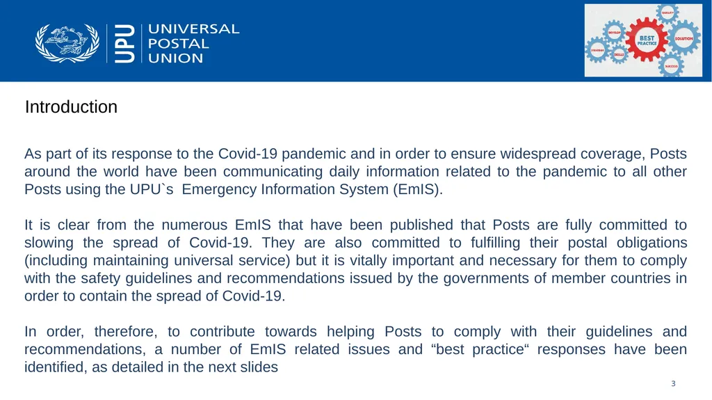 Keeping the Mail Moving Measures to limit the - slide 3 of 10