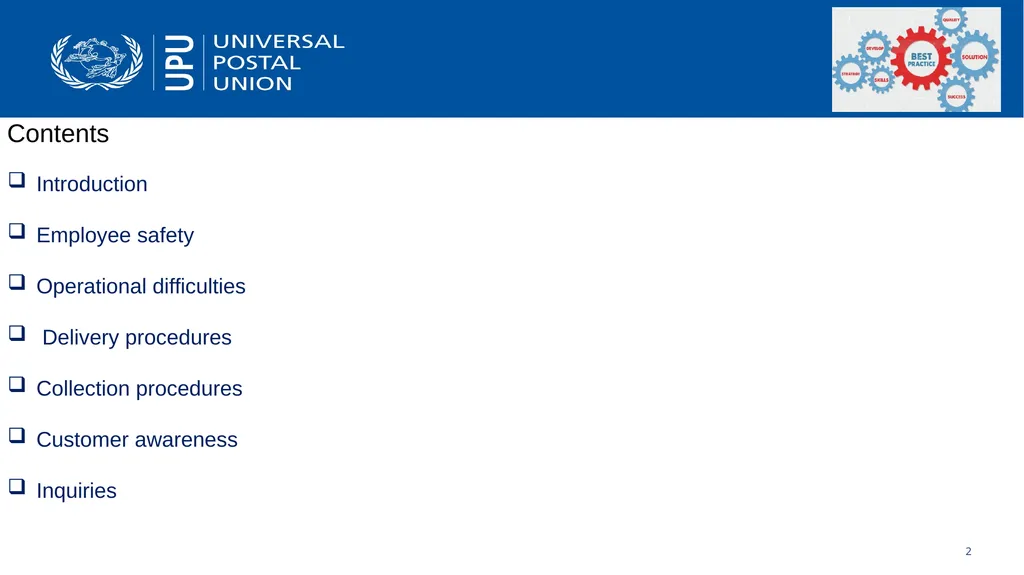 Keeping the Mail Moving Measures to limit the - slide 2 of 10