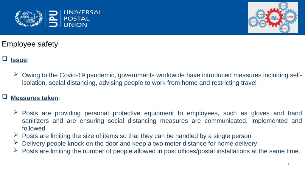Keeping the Mail Moving Measures to limit the - slide 4 of 10