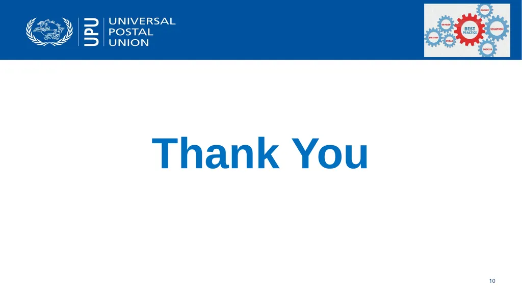 Keeping the Mail Moving Measures to limit the - slide 10 of 10