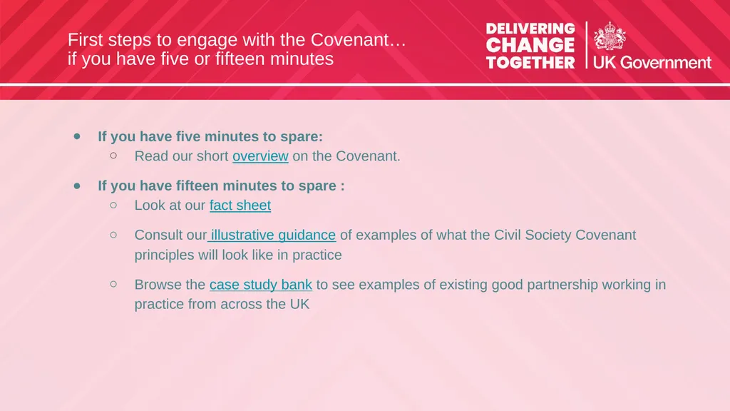 Civil Society Covenant This pack contains - slide 14 of 17