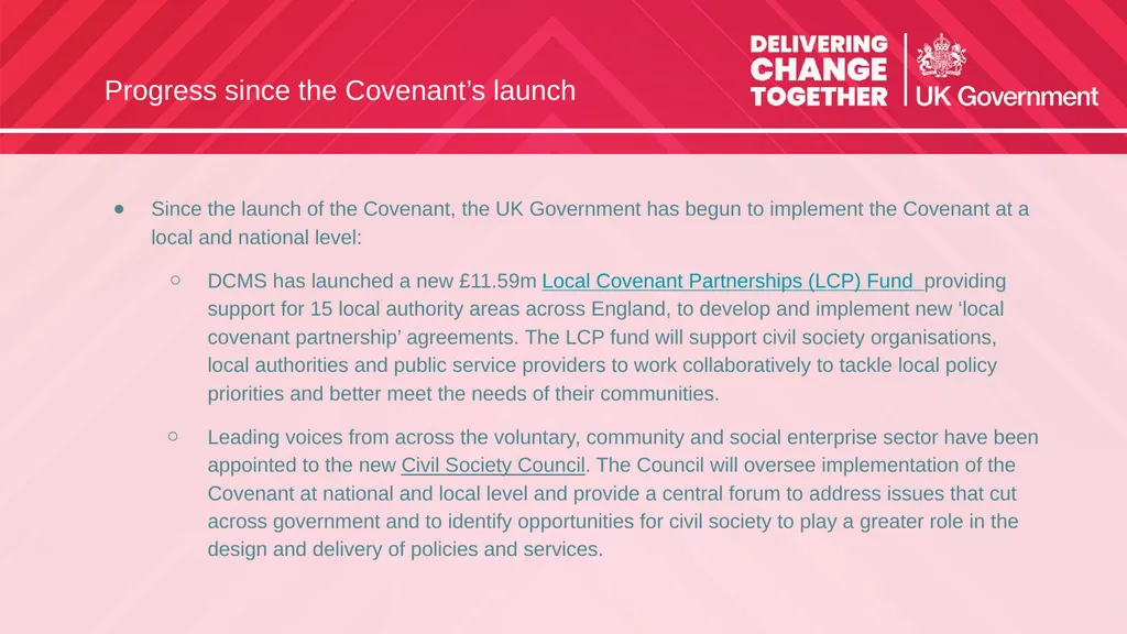 Civil Society Covenant This pack contains - slide 11 of 17
