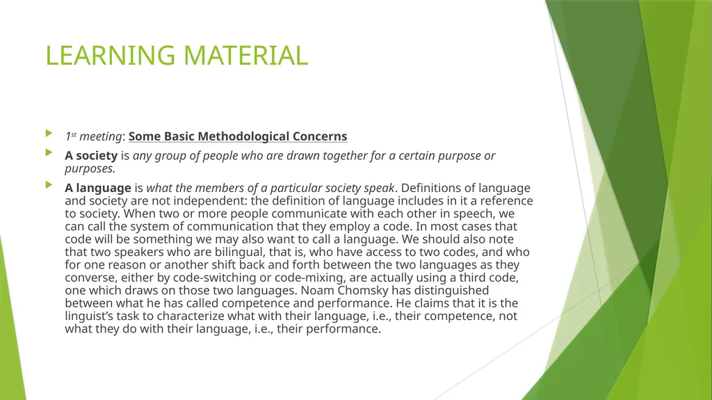 LANGUAGE IN SOCIETY Nai Supartini Atmawidjaja, - slide 2 of 11
