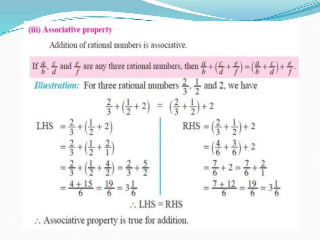 CLASS VIII RATIONAL NUMBERS CHAPTER NUMBER ONE - slide 17 of 19