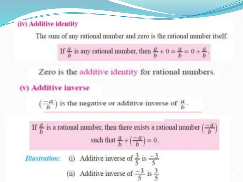 CLASS VIII RATIONAL NUMBERS CHAPTER NUMBER ONE - slide 18 of 19