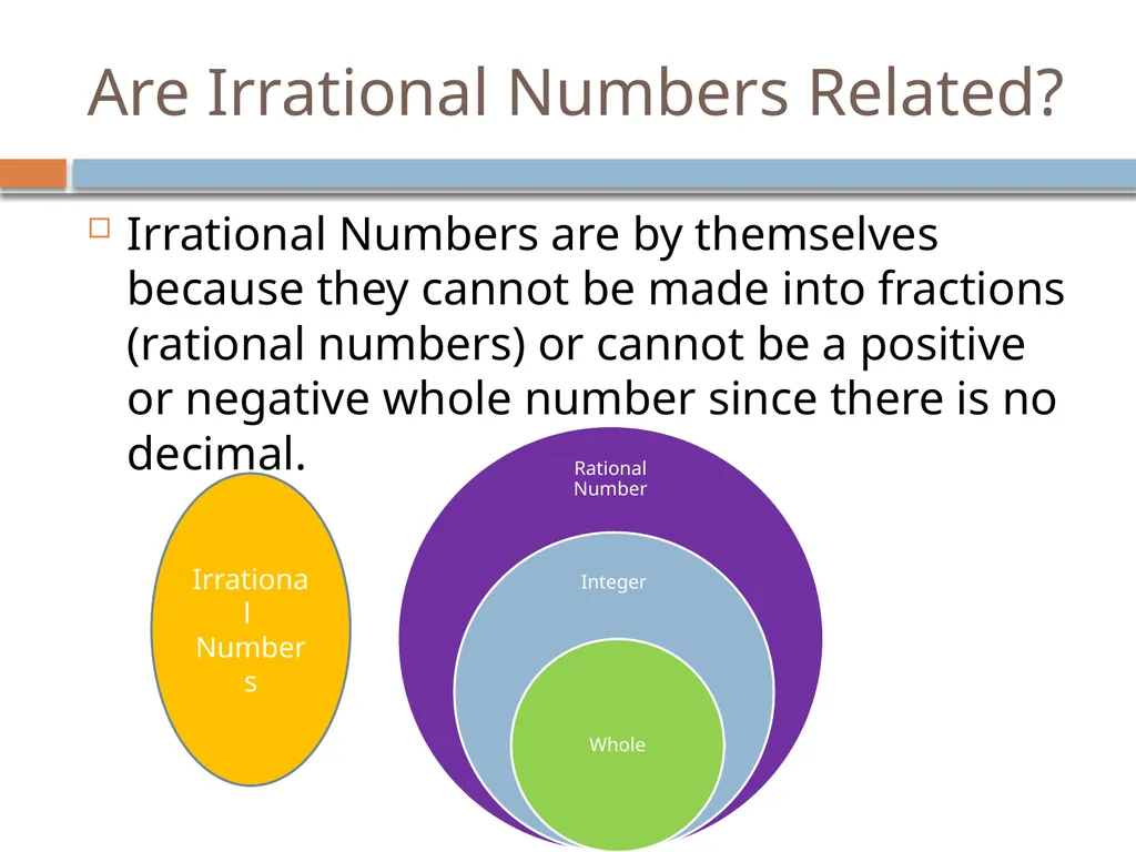 Classifying Numbers 8th grade Math – Numeration - slide 9 of 17