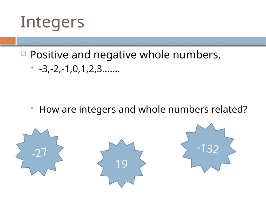 Classifying Numbers 8th grade Math – Numeration - slide 4 of 17