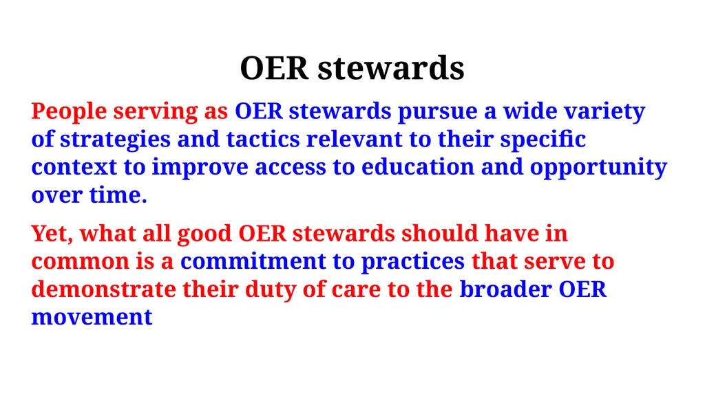 BUILDING SUSTAINABLE OER ECOSYSTEM Mohan B Menon - slide 15 of 28