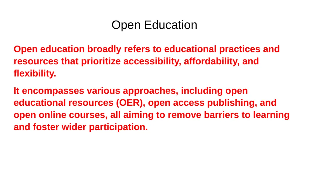 BUILDING SUSTAINABLE OER ECOSYSTEM Mohan B Menon - slide 3 of 28
