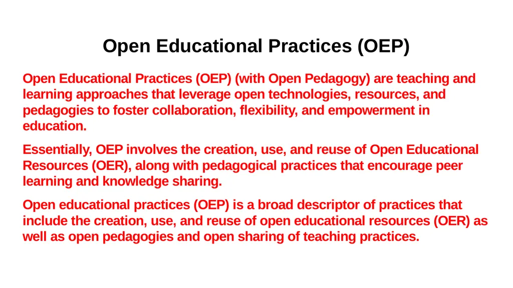 BUILDING SUSTAINABLE OER ECOSYSTEM Mohan B Menon - slide 4 of 28