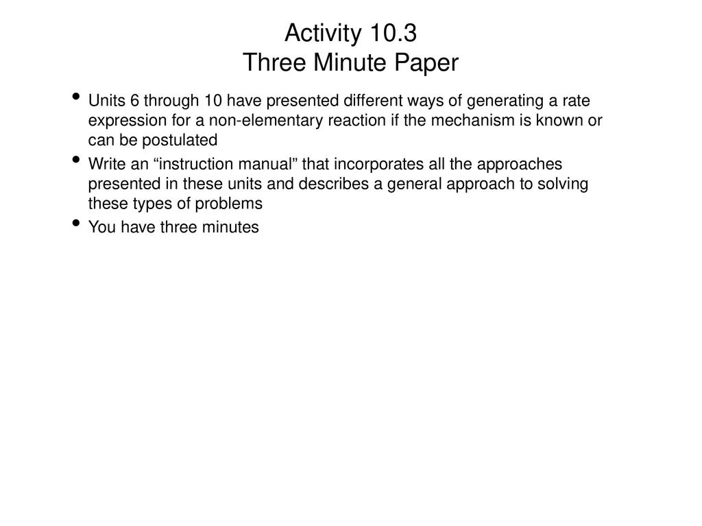 A First Course on Kinetics and Reaction - slide 10 of 11