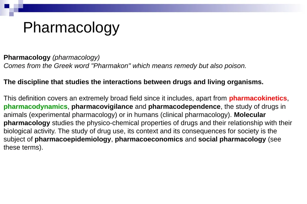 Pharmacokinetics and pharmacodynamics An overview - slide 2 of 40