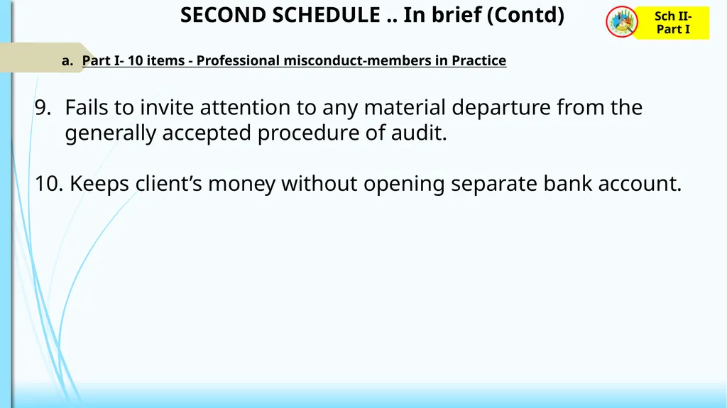 CODE OF ETHICS (Practical Approach) 1 1 2 - slide 24 of 34