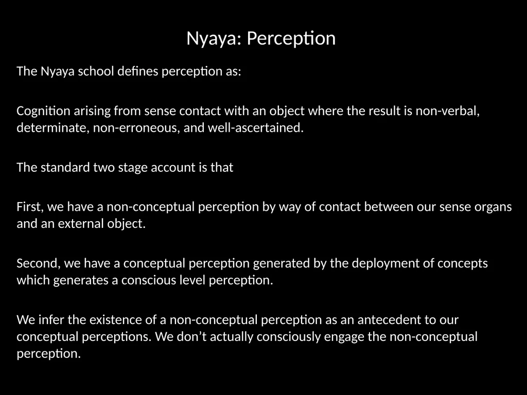 Asian Philosophy Lecture 9 The Nyaya – Vaisheshika - slide 24 of 34