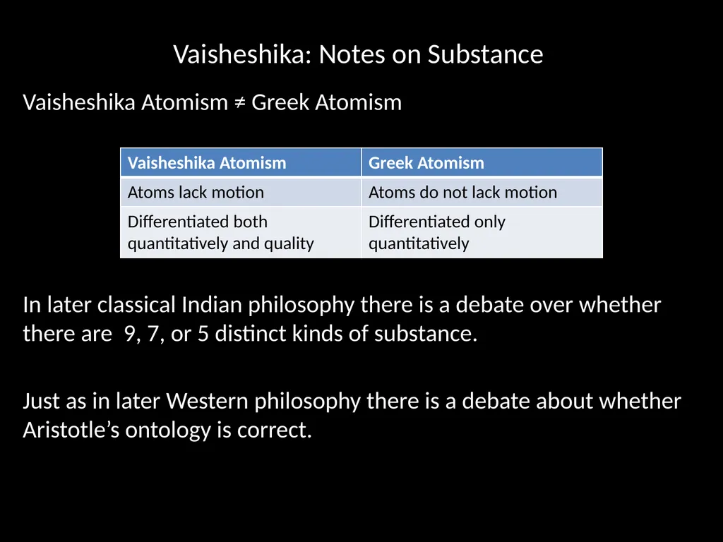 Asian Philosophy Lecture 9 The Nyaya – Vaisheshika - slide 9 of 34