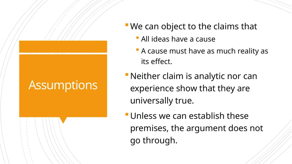 Descartes’ trademark argument Michael Lacewing The - slide 13 of 13