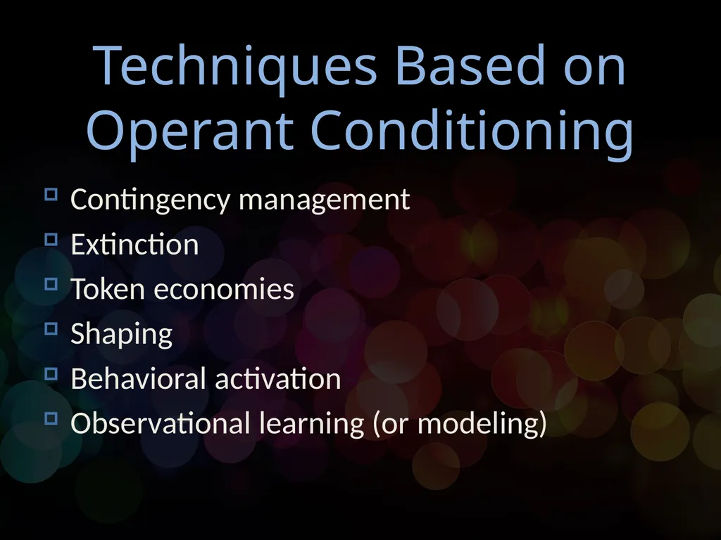 Chapter 14 Behavioral Psychotherapy Behavioral - slide 17 of 26