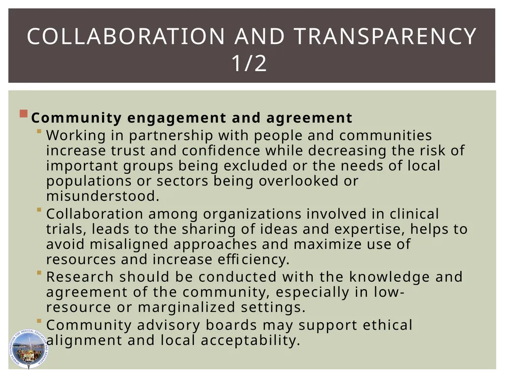Fariza Rahman, MBBS, MSc Geneva Foundation for - slide 13 of 23