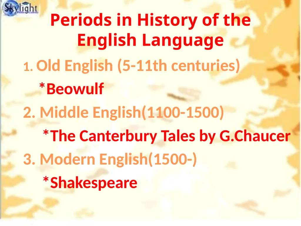 English Literature An Introduction Presentation - slide 11 of 18
