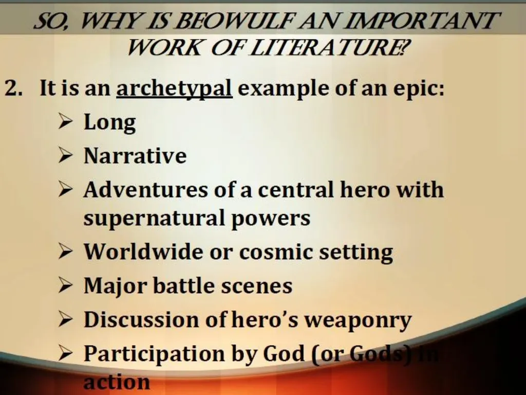 English Literature An Introduction Presentation - slide 17 of 18