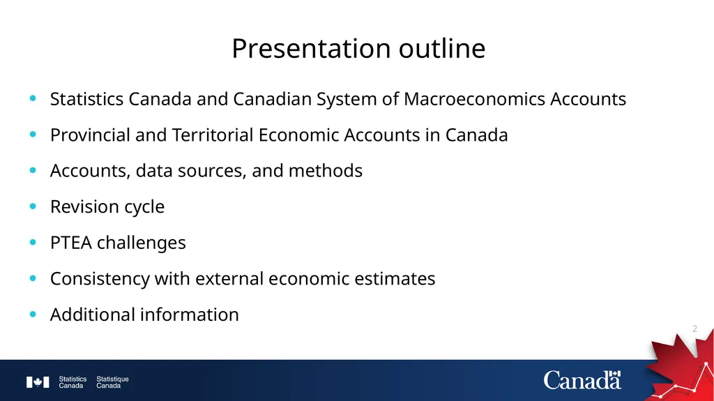 Provincial and Territorial Economic Accounts at - slide 2 of 23
