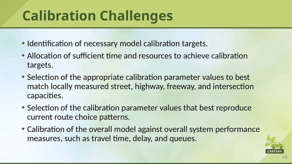 www.carteeh.org Lecture #11: Traffic Modeling - slide 14 of 29
