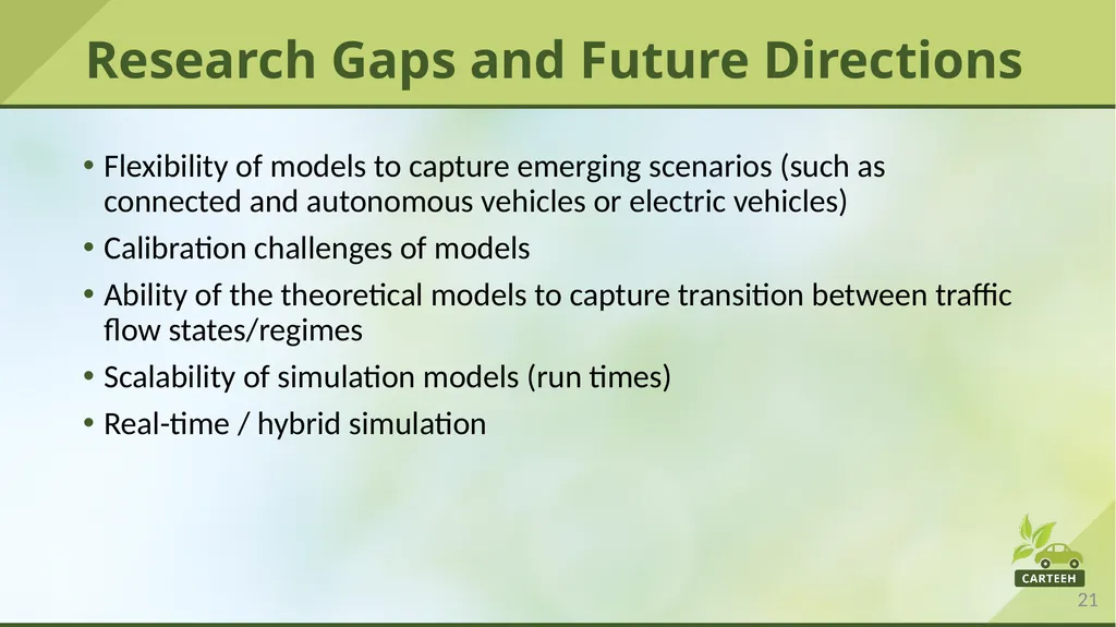 www.carteeh.org Lecture #11: Traffic Modeling - slide 21 of 29