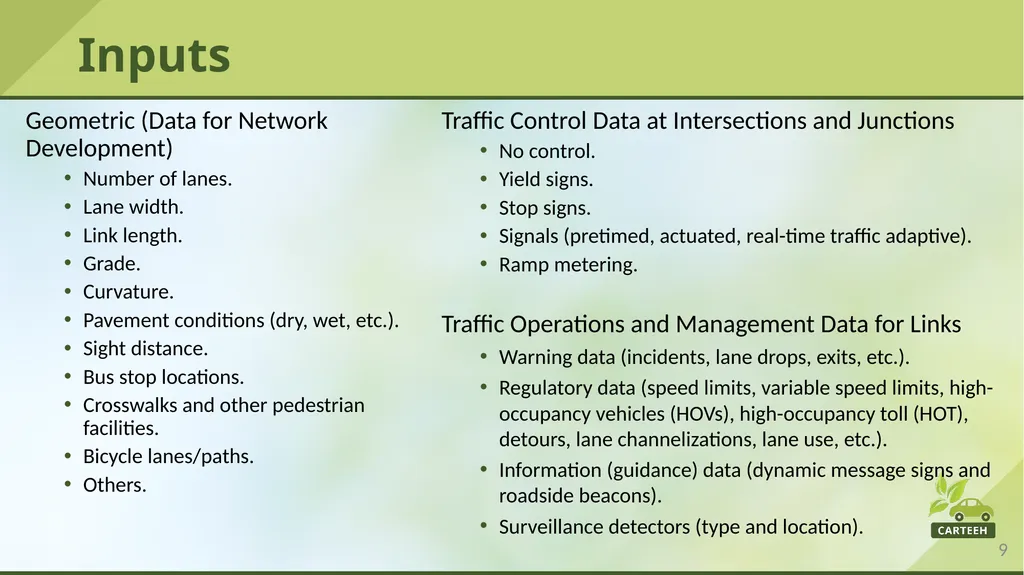 www.carteeh.org Lecture #11: Traffic Modeling - slide 9 of 29