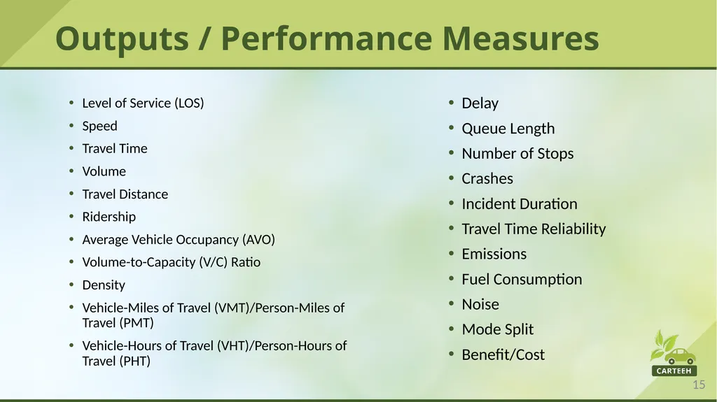 www.carteeh.org Lecture #11: Traffic Modeling - slide 15 of 29