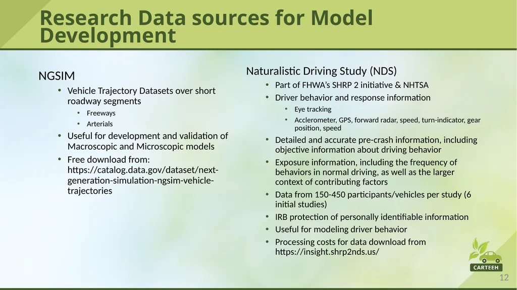 www.carteeh.org Lecture #11: Traffic Modeling - slide 12 of 29