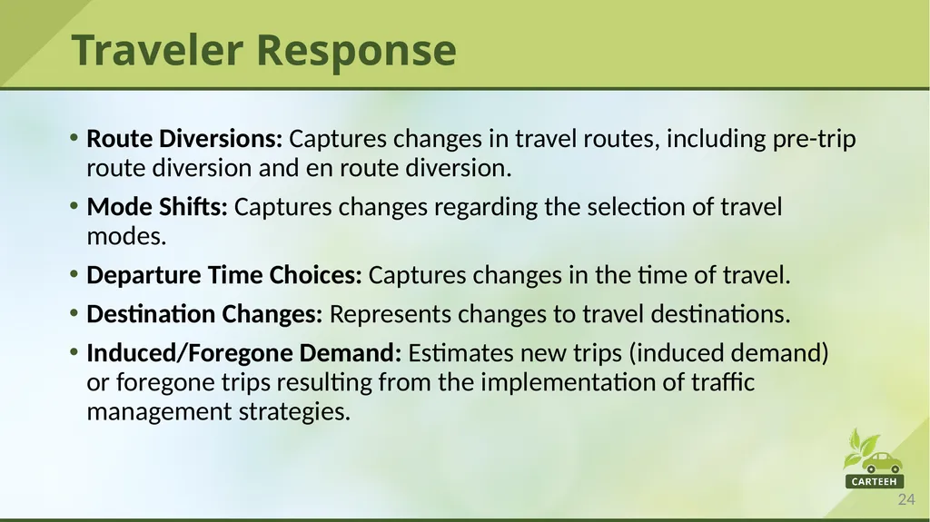 www.carteeh.org Lecture #11: Traffic Modeling - slide 24 of 29