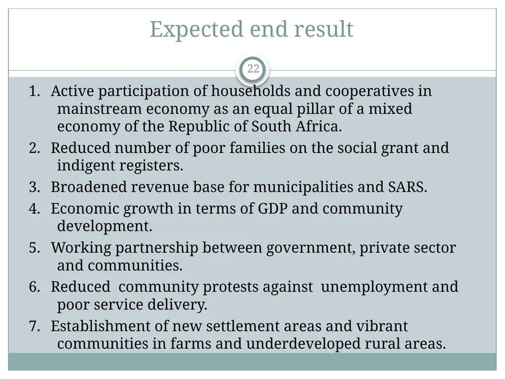 A Community Economic Development Model Based on - slide 22 of 33