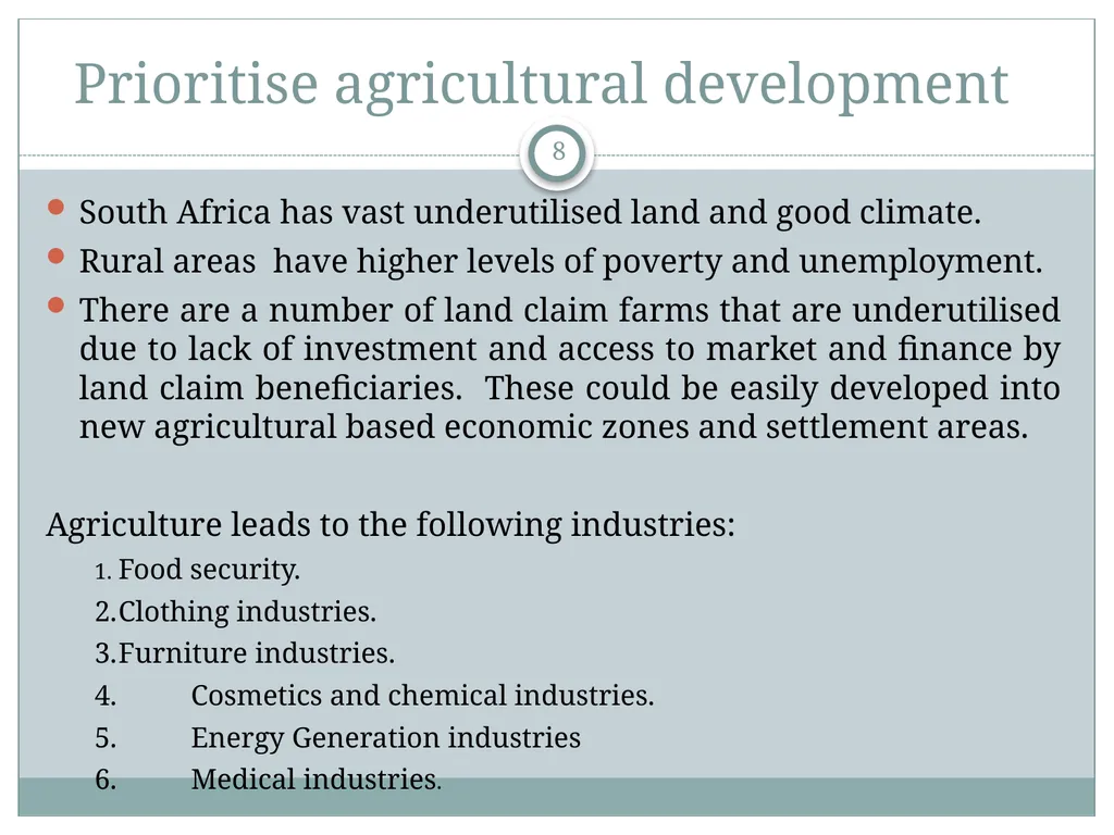 A Community Economic Development Model Based on - slide 8 of 33
