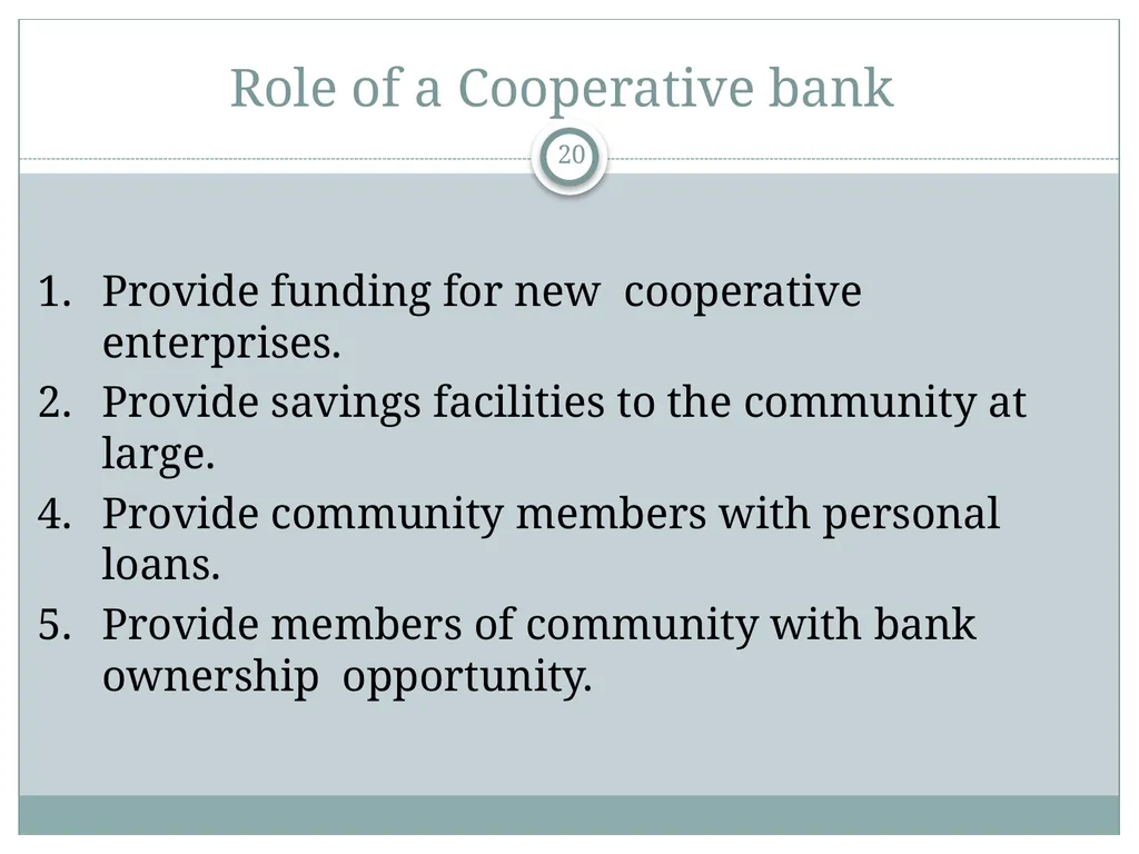 A Community Economic Development Model Based on - slide 20 of 33