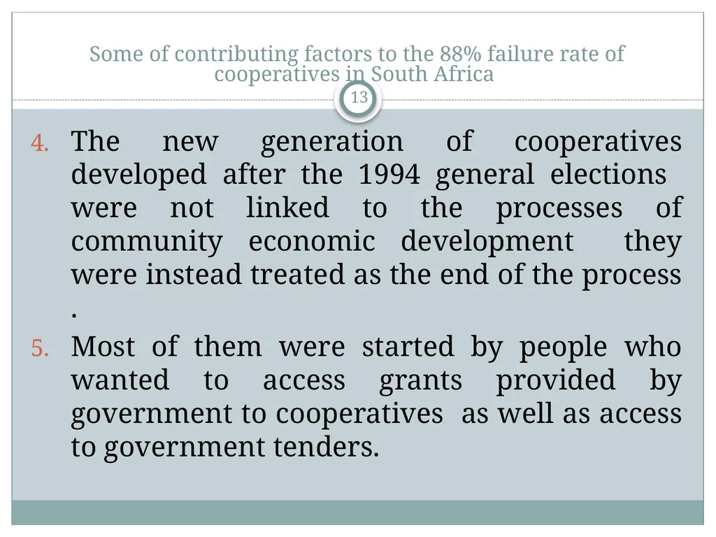 A Community Economic Development Model Based on - slide 13 of 33